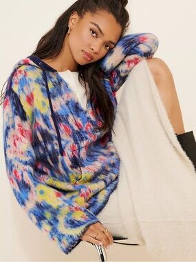 Anthropologie Relaxed Hooded Sweater